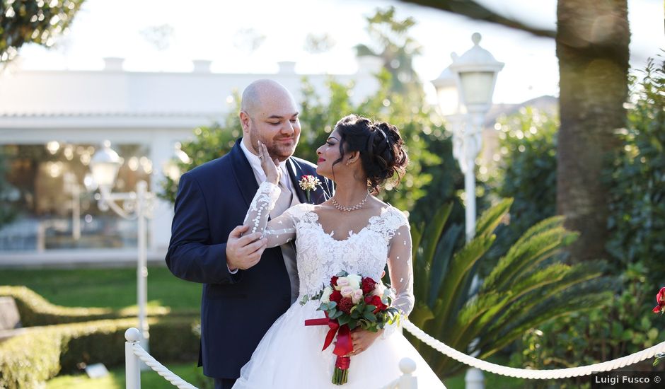 Il matrimonio di Megha e Giuseppe a Gricignano di Aversa, Caserta