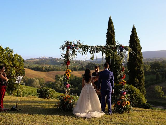 Il matrimonio di Alessandro e Denise a San Gimignano, Siena 37