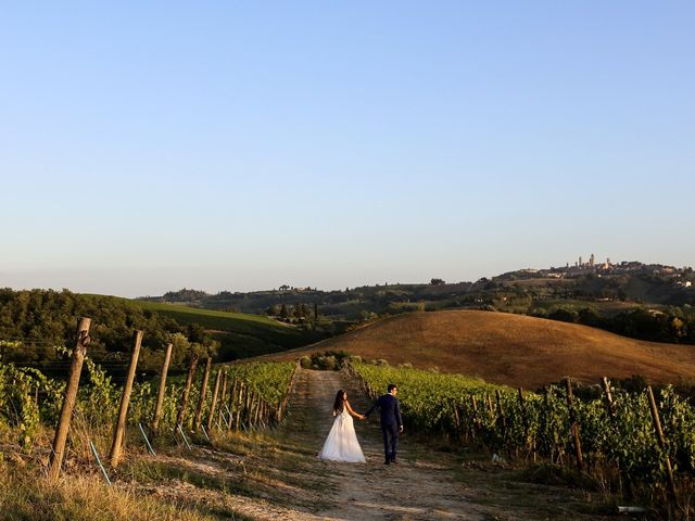 Il matrimonio di Alessandro e Denise a San Gimignano, Siena 39