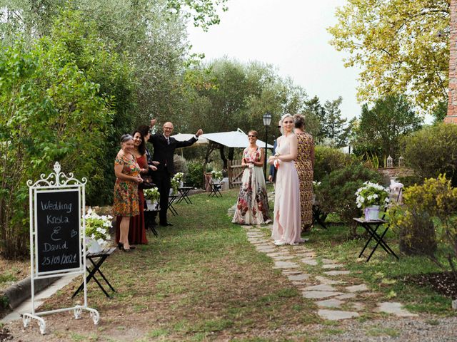 Il matrimonio di David e Krista a Peccioli, Pisa 97