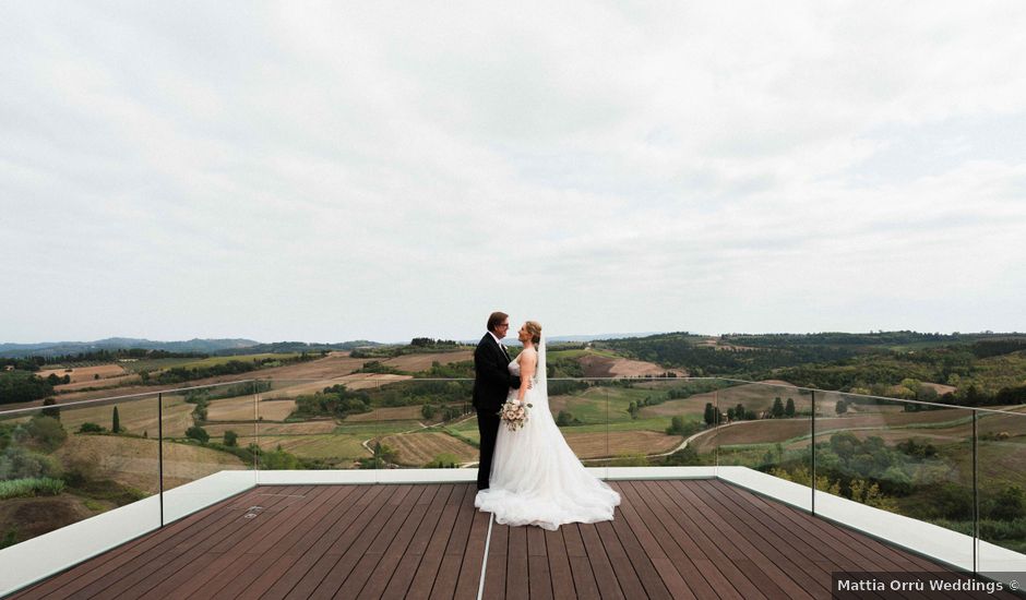 Il matrimonio di David e Krista a Peccioli, Pisa