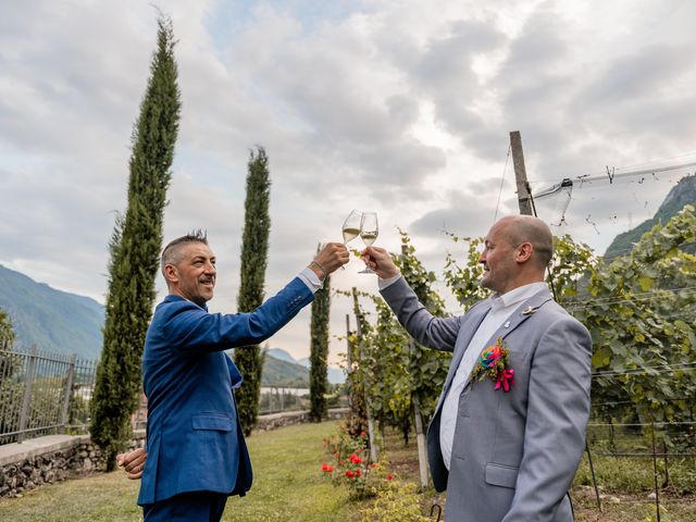 Il matrimonio di Felipe e Omar a Darfo Boario Terme, Brescia 40