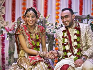 Le nozze di Kavita e Arjun