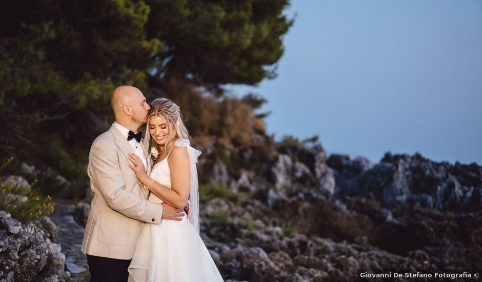 Il matrimonio di Georgina e Elliot a Maratea, Potenza