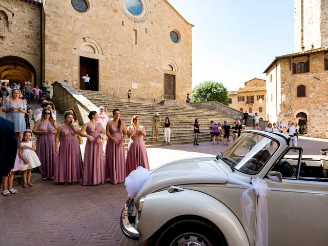 Il matrimonio di Rocco e Lisa a San Gimignano, Siena 15