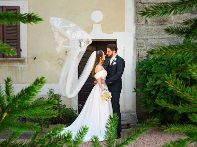 Il matrimonio di Riccardo e Giulia a Comignago, Novara 40