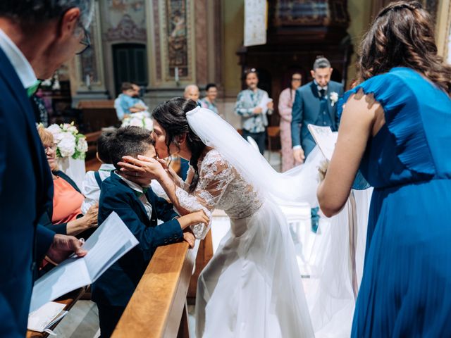 Il matrimonio di Davide e Elisabetta a Fino Mornasco, Como 43