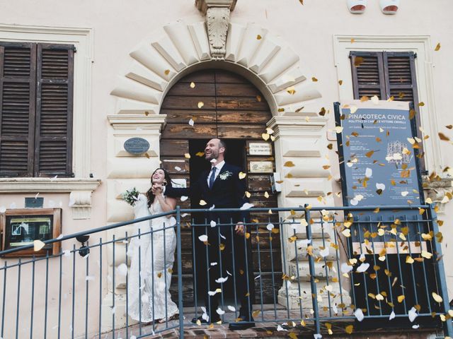 Il matrimonio di Federico e Pina a Monte San Martino, Macerata 28