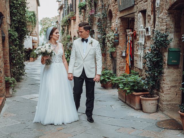 Il matrimonio di Anna e Igor a Pienza, Siena 47