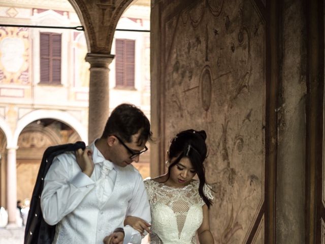 Il matrimonio di Simone e Anqi a Rosate, Milano 171