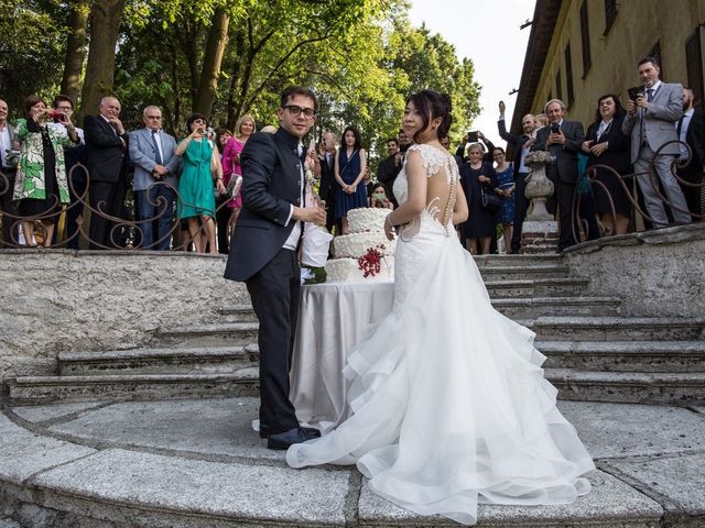 Il matrimonio di Simone e Anqi a Rosate, Milano 183