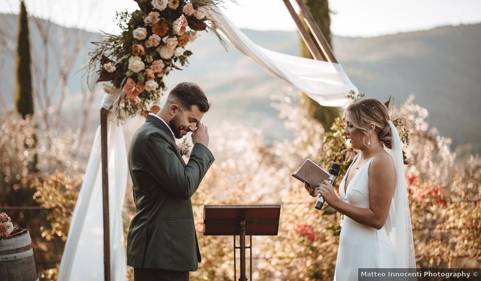 Il matrimonio di Ian e Maddie a Castiglion Fiorentino, Arezzo