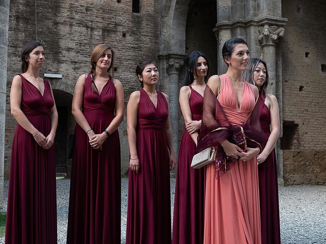 Il matrimonio di Abhijit e Ginevra a Chiusdino, Siena 30