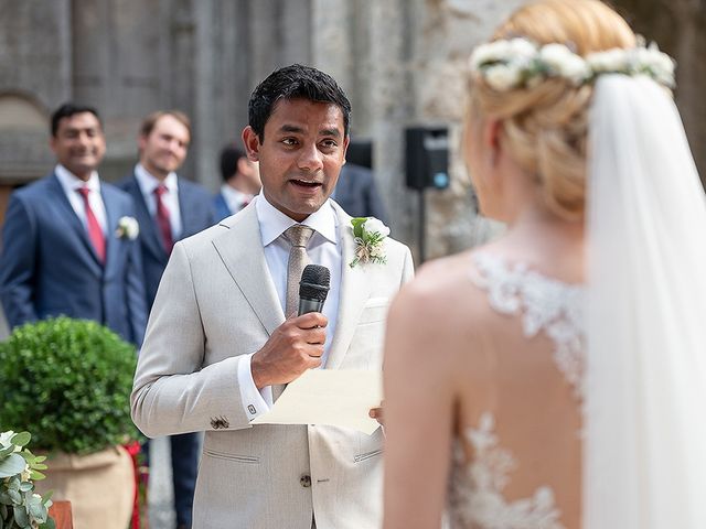 Il matrimonio di Abhijit e Ginevra a Chiusdino, Siena 37