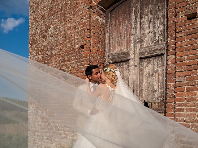 Il matrimonio di Abhijit e Ginevra a Chiusdino, Siena 44