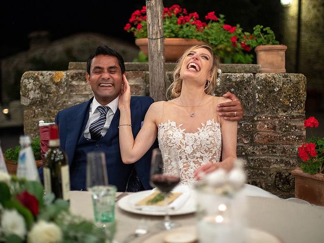 Il matrimonio di Abhijit e Ginevra a Chiusdino, Siena 59