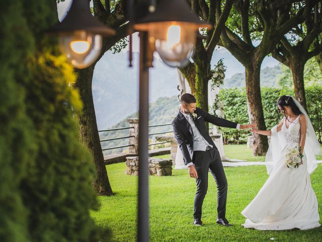Il matrimonio di Nicolò e Gentjana a Barni, Como 54