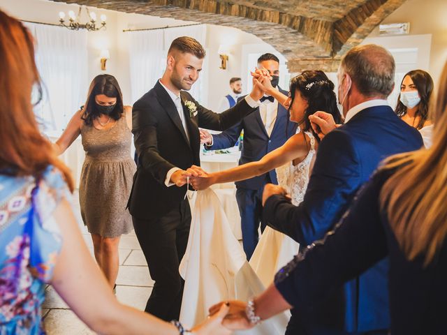 Il matrimonio di Nicolò e Gentjana a Barni, Como 68