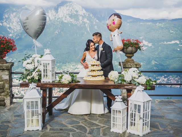 Il matrimonio di Nicolò e Gentjana a Barni, Como 73