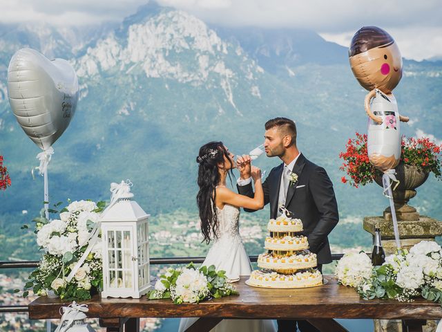 Il matrimonio di Nicolò e Gentjana a Barni, Como 74