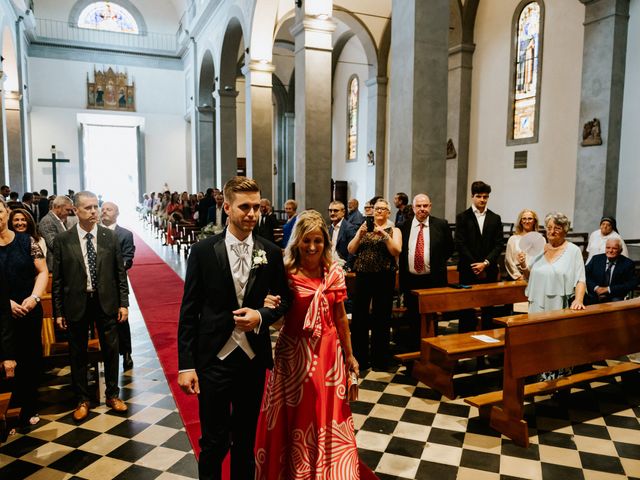 Il matrimonio di Lorenzo e Chiara a Certaldo, Firenze 33