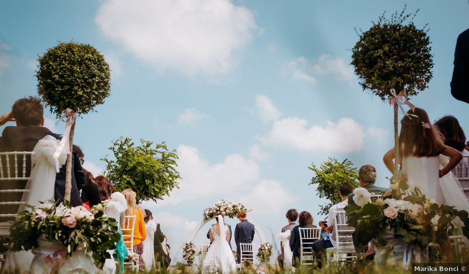 Il matrimonio di Elisabetta e Francesco a Ripe, Ancona