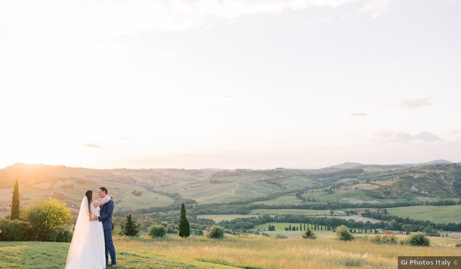 Il matrimonio di Matheus e Maria Vitoria a Pienza, Siena