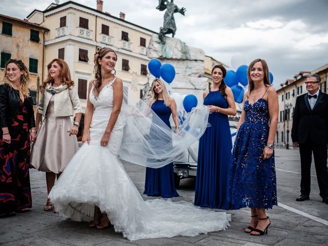 Il matrimonio di Giuliano e Silvia a Viareggio, Lucca 41