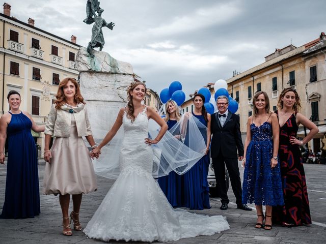 Il matrimonio di Giuliano e Silvia a Viareggio, Lucca 42