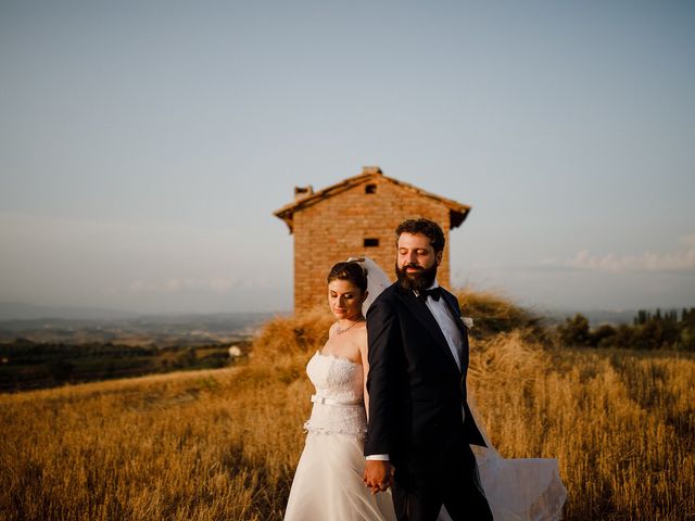 Il matrimonio di Francesco e Elena a Certaldo, Firenze 61