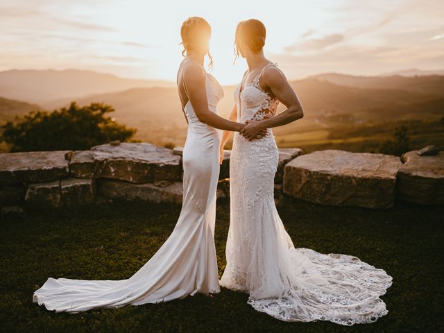 Il matrimonio di Lusa e Megan a Siena, Siena 75
