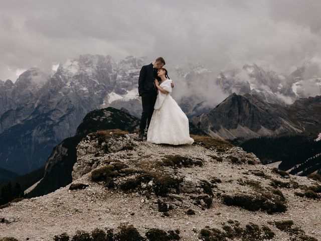 Il matrimonio di Giangiacomo e Miriam a Braies-Prags, Bolzano 2
