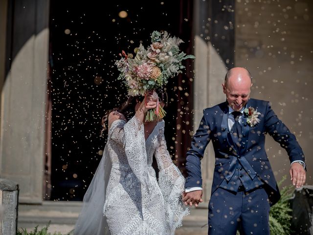 Il matrimonio di Simone e Rebecca a Montespertoli, Firenze 37