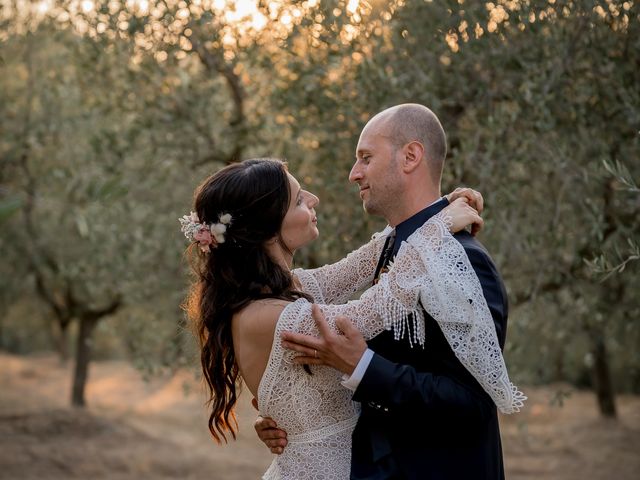 Il matrimonio di Simone e Rebecca a Montespertoli, Firenze 56