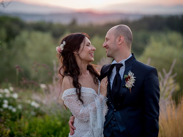 Il matrimonio di Simone e Rebecca a Montespertoli, Firenze 66