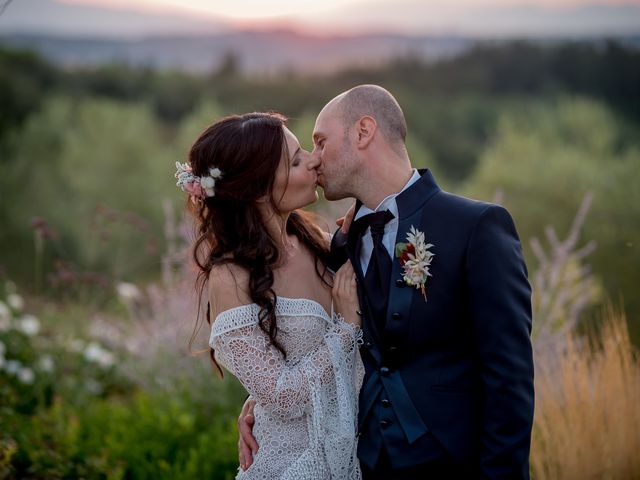 Il matrimonio di Simone e Rebecca a Montespertoli, Firenze 67