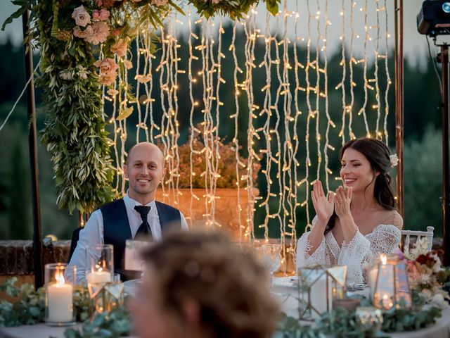 Il matrimonio di Simone e Rebecca a Montespertoli, Firenze 78