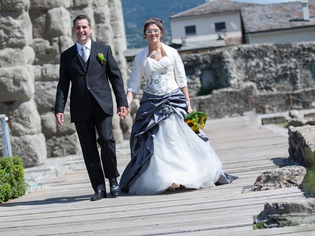 Il matrimonio di Simon e Sylvie a Charvensod, Aosta 17