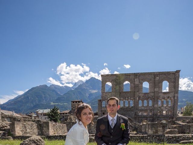 Il matrimonio di Simon e Sylvie a Charvensod, Aosta 33