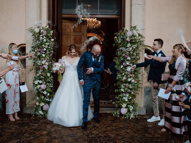 Il matrimonio di Andrea e Chiara a Vergiate, Varese 56