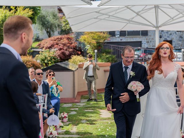 Il matrimonio di Marcello e Nausica a Riva di Solto, Bergamo 14