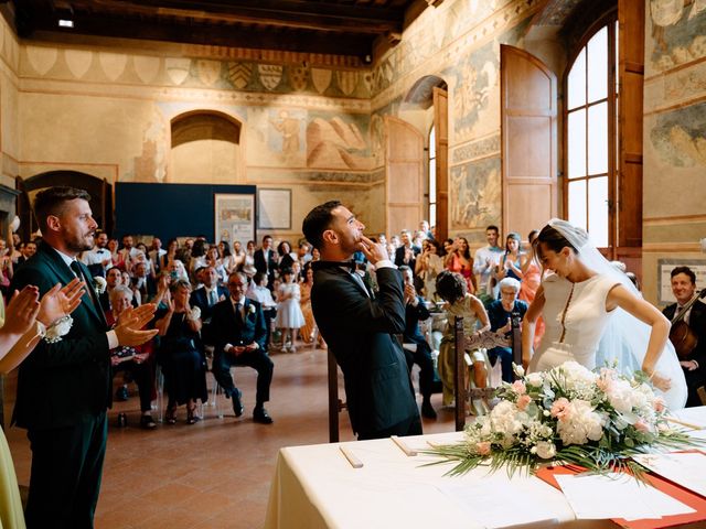 Il matrimonio di Francesco e Virginia a San Gimignano, Siena 51