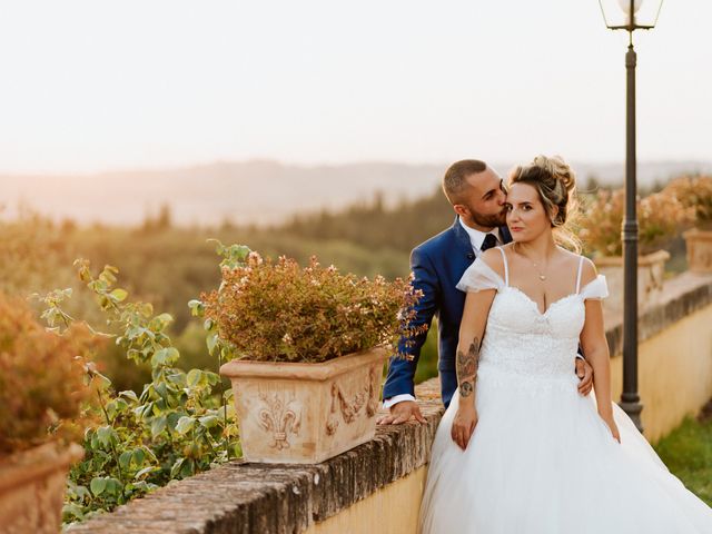 Il matrimonio di Tommaso e Elisa a Montespertoli, Firenze 33