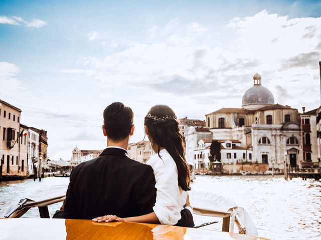 Il matrimonio di Yesena e Alex a Venezia, Venezia 58