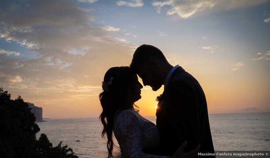 Il matrimonio di Raffaella e Giovanni a Sorrento, Napoli