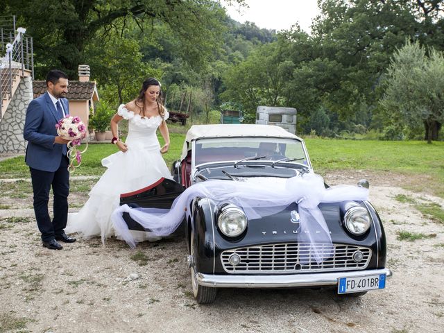 Il matrimonio di Massimo e Francesca a Ferentillo, Terni 11