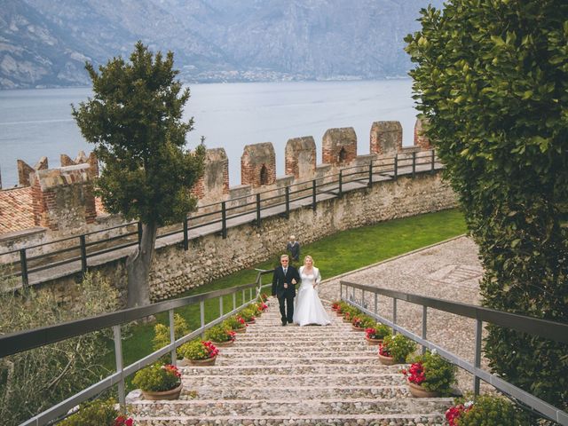 Il matrimonio di Oscar e Silvia a Malcesine, Verona 58