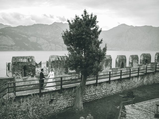 Il matrimonio di Oscar e Silvia a Malcesine, Verona 192