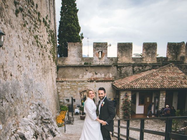 Il matrimonio di Oscar e Silvia a Malcesine, Verona 213