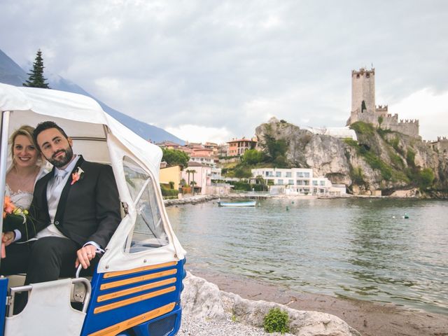 Il matrimonio di Oscar e Silvia a Malcesine, Verona 222